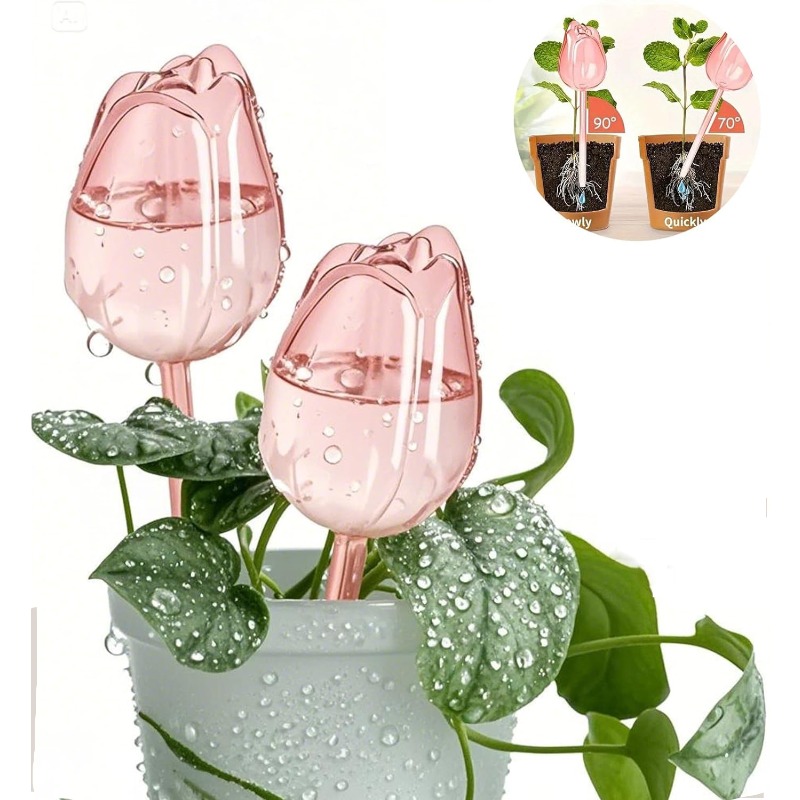 Pink Tulip Plant Watering Ball - огляд і ціна Plant Sensor