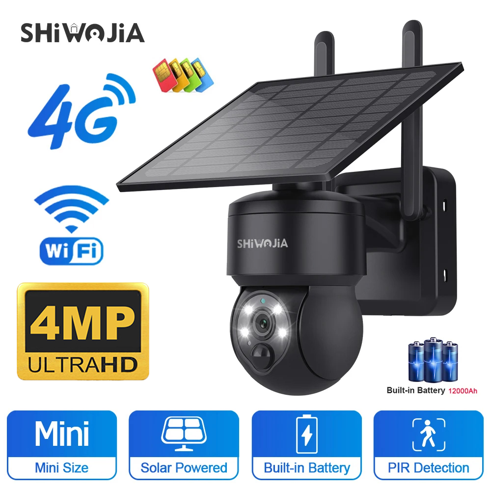 SHIWOJIA WIFI Wireless PTZ Sol - огляд і ціна Garden Camera