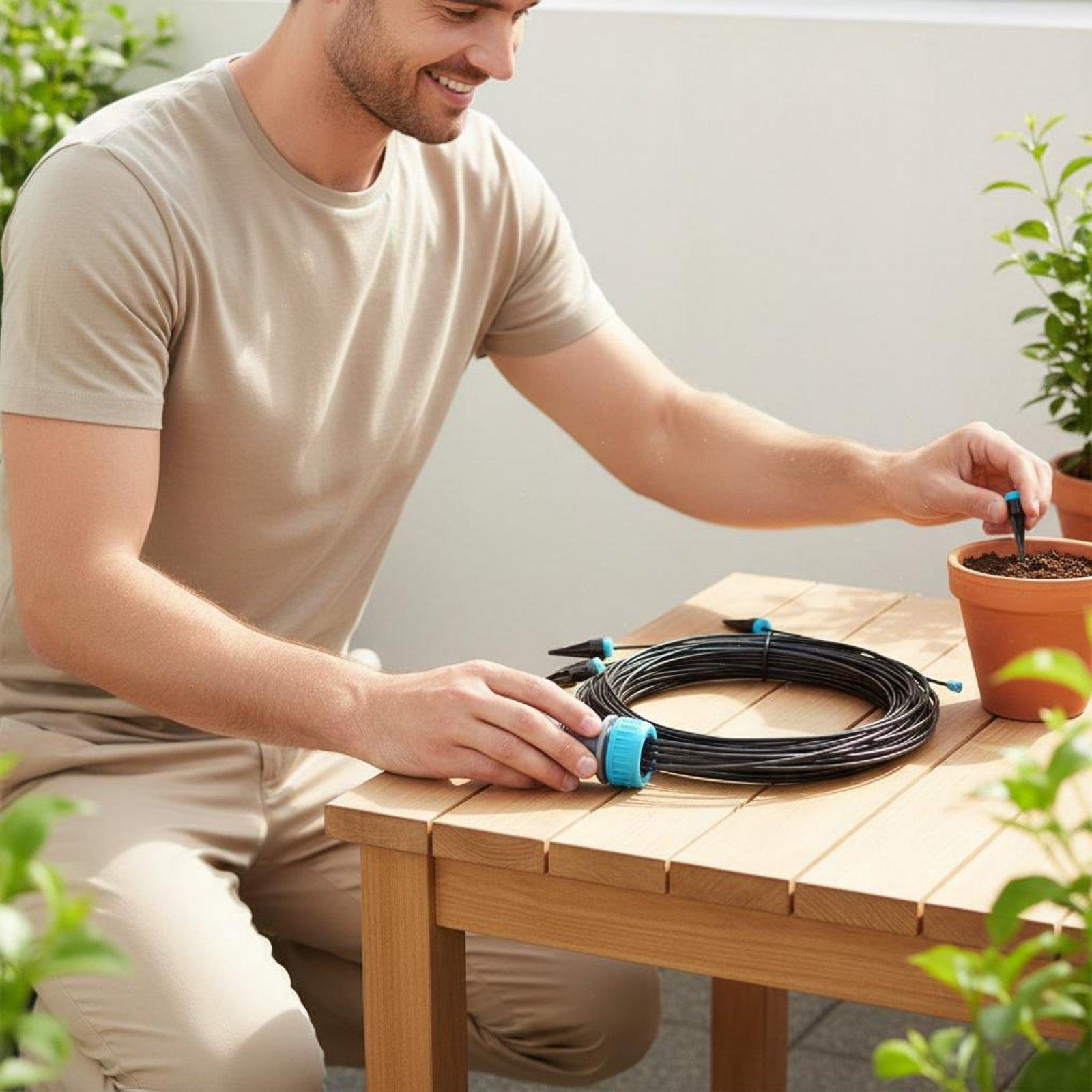 10-Head Drip Irrigation Kit Ad - огляд і ціна Automatic Watering