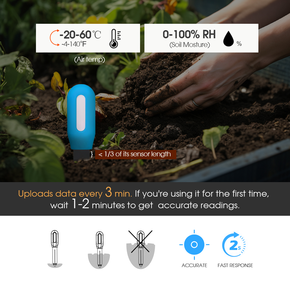 Smart Zigbee Soil Sensor for H - огляд і ціна Plant Sensor