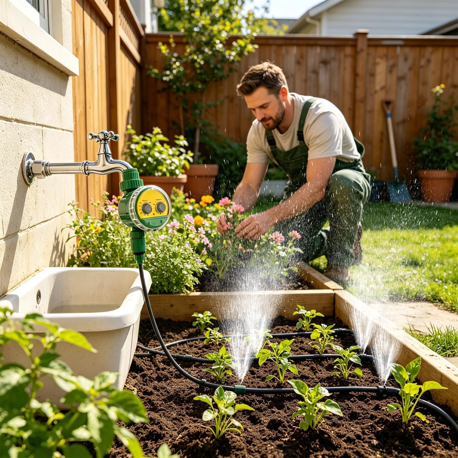 Sprinkler Timer For Garden Hos - огляд і ціна Automatic Watering